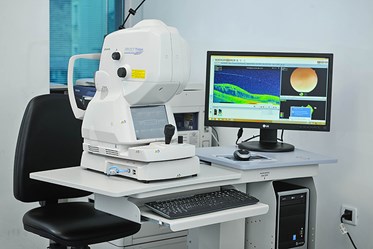 Topcon Triton DRI swept source OCT - optična koherentna tomografija retine